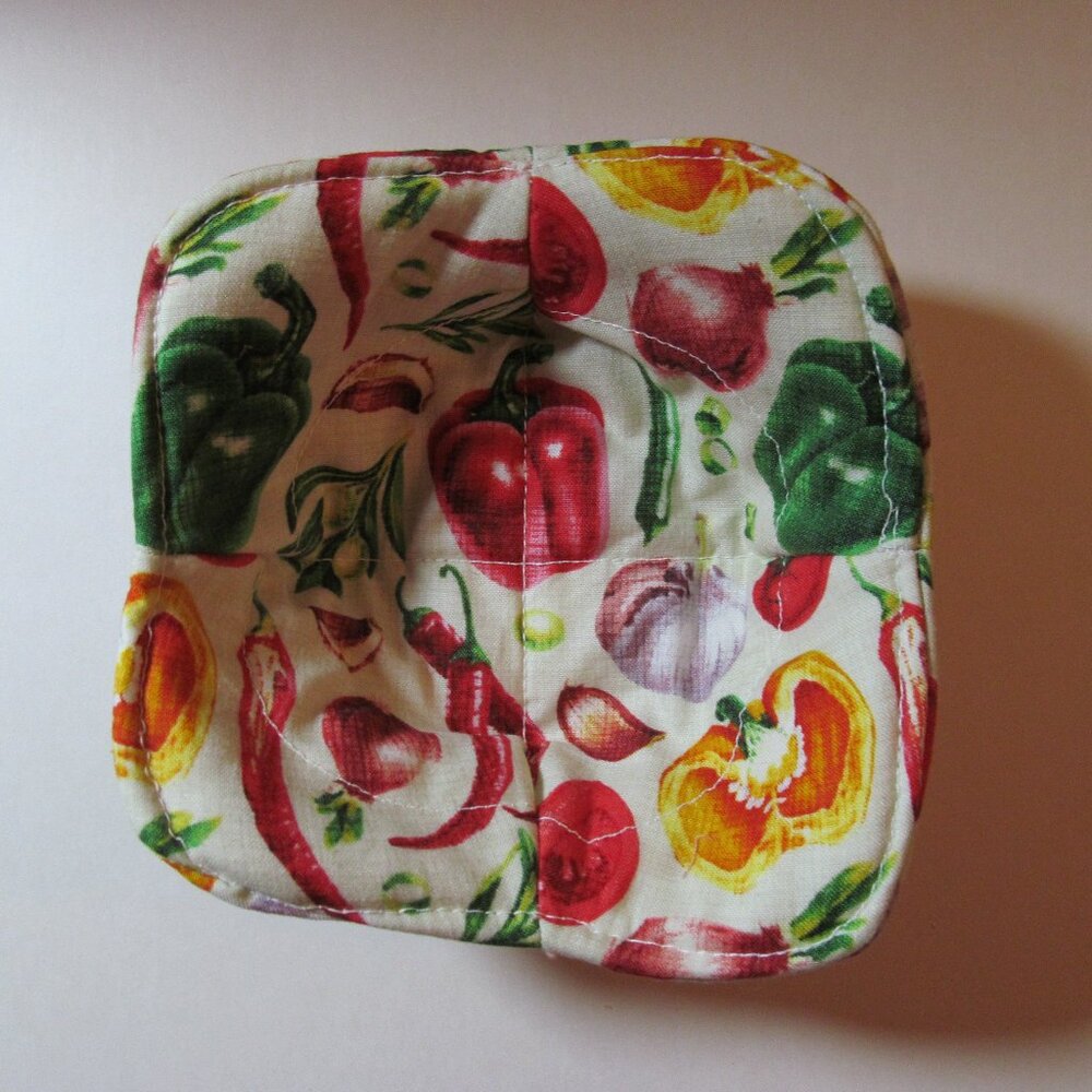 Vegetable Print Bowl Cozy #2112026